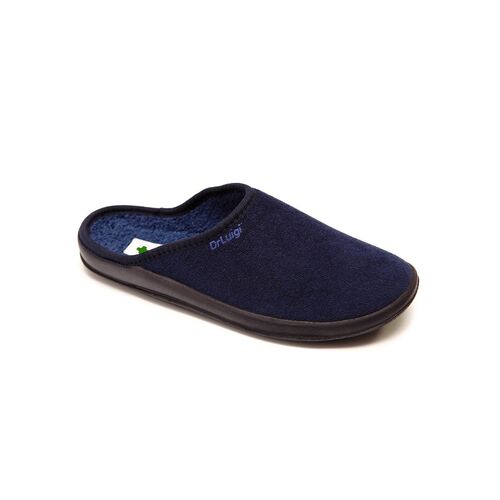 Dr.Luigi - Medizinische Hausschuhe - Memory - Gedächtnisschaum Schuhe DUNKELBLAU Gr. 36, 1 Pck., DrLuigi