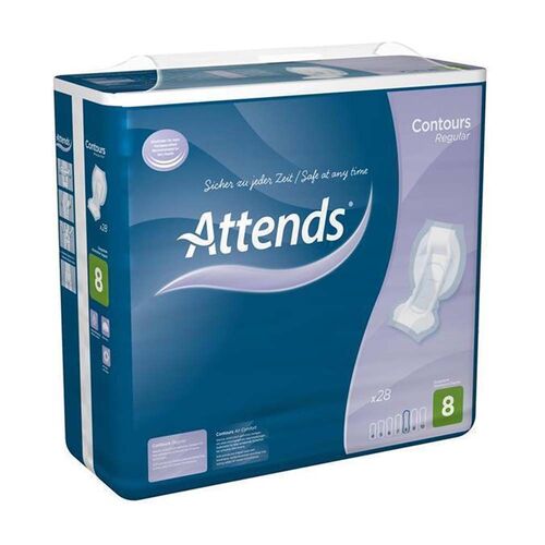 Attends Contours Regular 8, 112 Stk., Attends