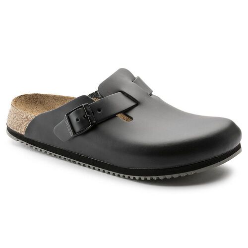 Birkenstock Clog Boston Super Grip, Naturleder, Weite schmal, Schuhe, 1 Stk., BIRKENSTOCK
