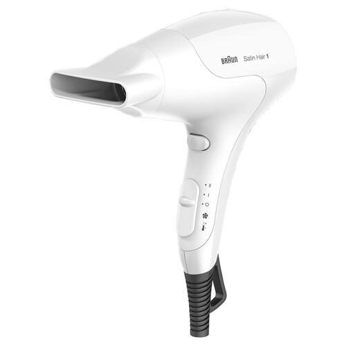 Braun - Haartrockner "Satin Hair 1 HD 180 Power Perfection solo" in Weiß, 1 Stk., BRAUN