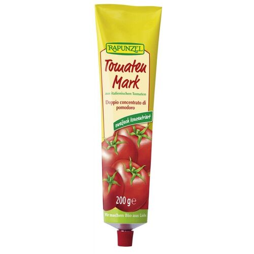 Rapunzel - Tomatenmark 28% Tr.M. in der Tube, 200 g, RAPUNZEL