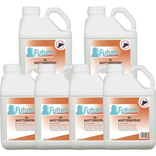 FUTUM Mottenspray, 6x5 l, FUTUM
