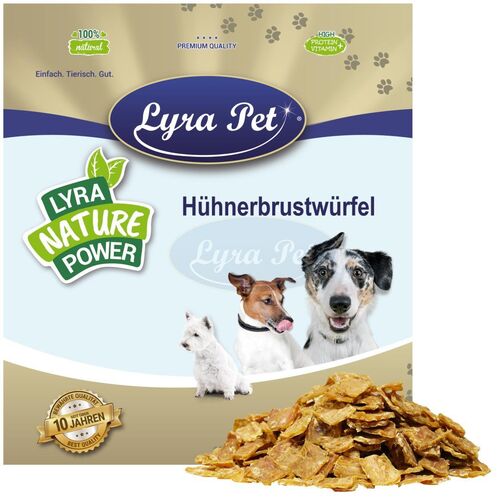 Lyra Pet® Hühnerbrustwürfel, 1 kg, Lyra Pet