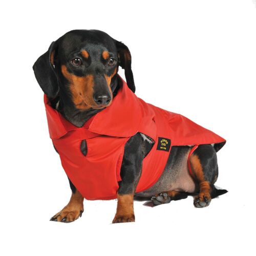 Fashion Dog Hundemantel speziell für Dackel - Rot - 47 cm, 1 Stk., Fashion Dog