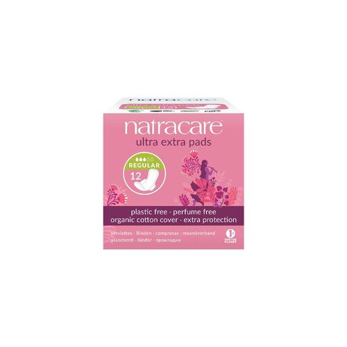 Natracare - Ultra Extra Damenbinden Normal, 12 Stk., natracare