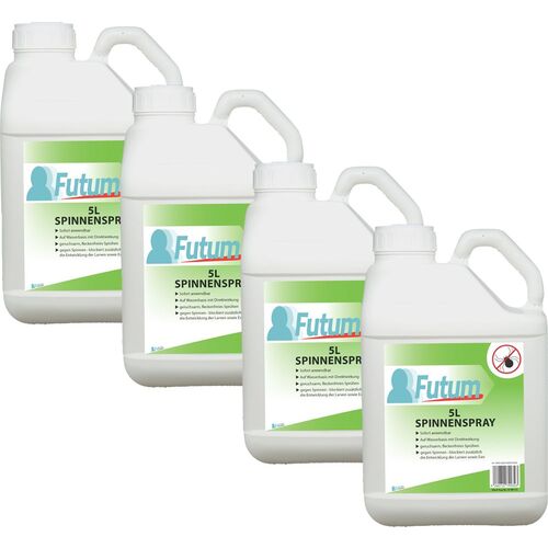 FUTUM Spinnen Spray, 4x5 l, FUTUM