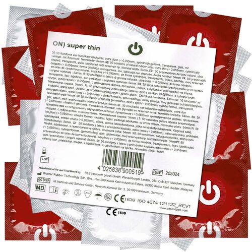 On) *Super Thin*, 50 Stk., On) Condoms