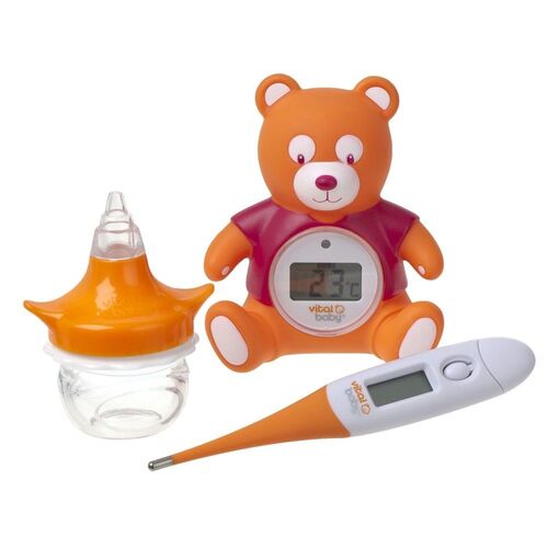 Vital Baby - Hygiene-/Gesundheitsset: Nasensauger, Raumthermometer, Fieberthermometer, 1 Stk., Vital Baby