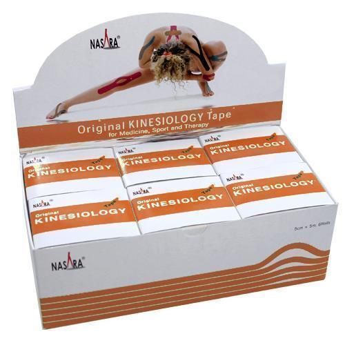 NASARA Kinesiologie Tape beige Box, 30 m, NASARA
