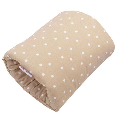 HOBEA-Germany Mini-Stillkissen Punkte beige, 1 Stk., HOBEA-Germany GmbH