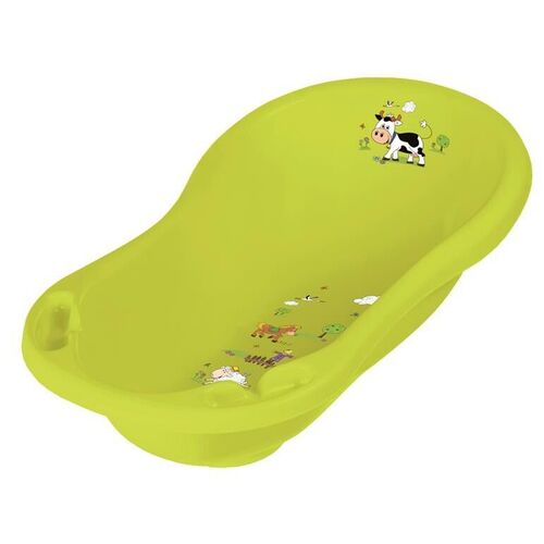 Keeeper Funny Farm Babywanne 84 cm mit Stöpsel grün 18426, 1 Stk., Keeeper