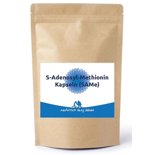 natürlich lang leben S-Adenosyl-Methionin 200 mg Kapseln, 21 g, natürlich lang leben