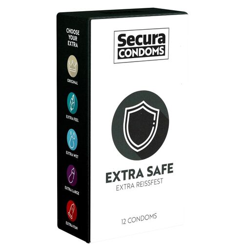 Secura *Extra Safe* 12 St Kondome, 12 ST, Secura