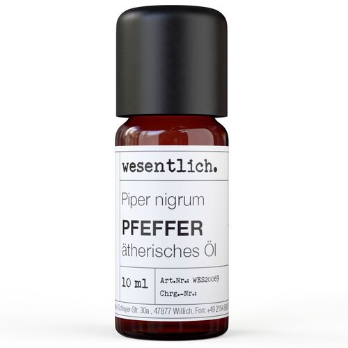 Pfeffer - ätherisches Öl von wesentlich., 10 ml, wesentlich.
