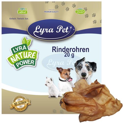 Lyra Pet® Rinderohren ca. 4 kg, 200 Stk., Lyra Pet