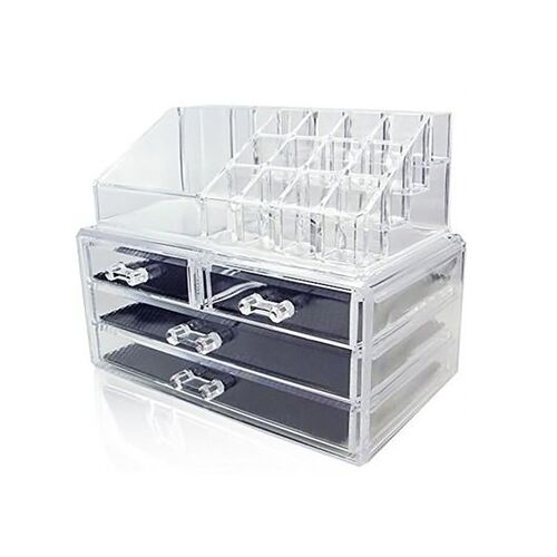 UNIQ Makeup-Organizer mit 4 Schublade und 13 Fächern, 1 Stk., UNIQ