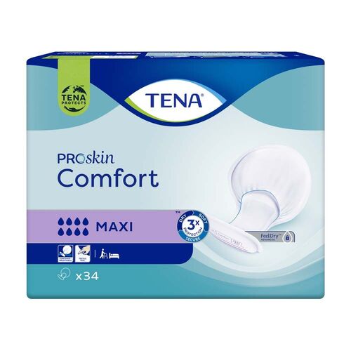 TENA ProSkin Comfort Maxi, 34 Stück, 34 Stk., TENA
