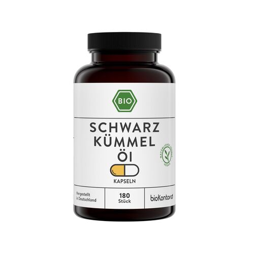 bioKontor Schwarzkümmelöl Kapseln, 180 Stk., bioKontor