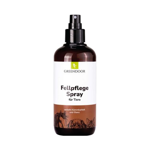 GREENDOOR Fellpflegespray für Hunde, 250 ml, GREENDOOR