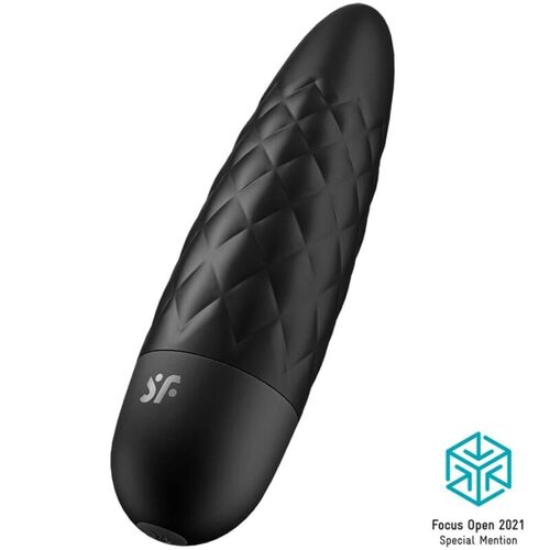 Satisyfer Ultra Power Bullet 5 aus Silikon | 12 Vibrationsmodi, gesteppte Oberfläche, 1 Stk., Satisfyer