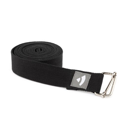 Asana Belt XL (PRO) aus Baumwolle mit Schiebeverschluss, schwarz 912-S, 1 Stk., bodhi