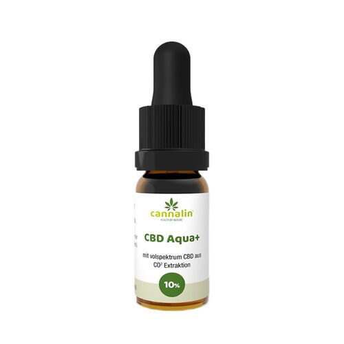 Cannalin - Aqua Wasserführendes CBD Öl THC Frei 10% 10 ml, 10 ML, Cannalin