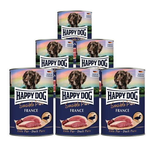 Happy Dog Sensible Pure France 400g, 6x400 g, Happy Dog