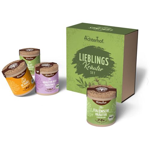 Achterhof 4x Lieblingskräuter Set Bio, 113 g, Achterhof