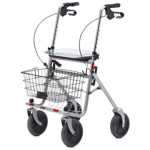 Bischoff & Bischoff Senio Standard-Rollator mit beidseitig Bremsen und faltbar inkl. Zubehör, 1 Stk., Bischoff & Bischoff
