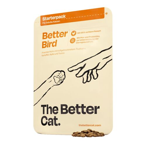 The Better Cat Katzenfutter Trocken - Huhn 300 g Futter, 300 G, The Better Cat