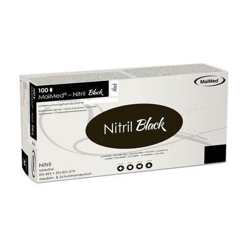 Maimed Nitril Black L, 100 Stk., MaiMed