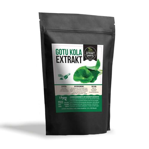 Extrakt Manufaktur Gotu Kola Extrakt Pulver, 100 g, Extrakt Manufaktur