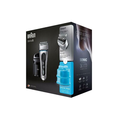 Braun Rasierer Vorteilspack Series 8 8370cc + CCR Elektrorasierer, 1 Stk., BRAUN