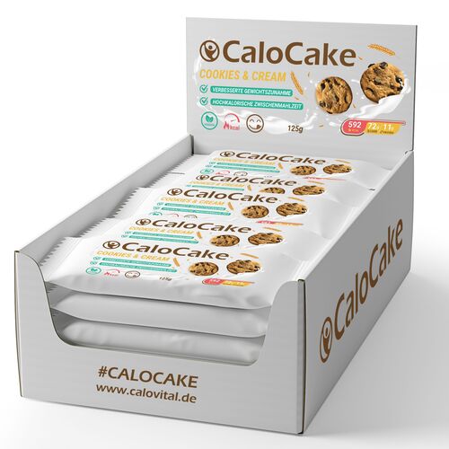 CaloCake CaloVital | Ausdauer- & Energieriegel als hochkalorische Nahrung für Gewichtszunahme 3000 g Riegel, 3000 G, CaloVital