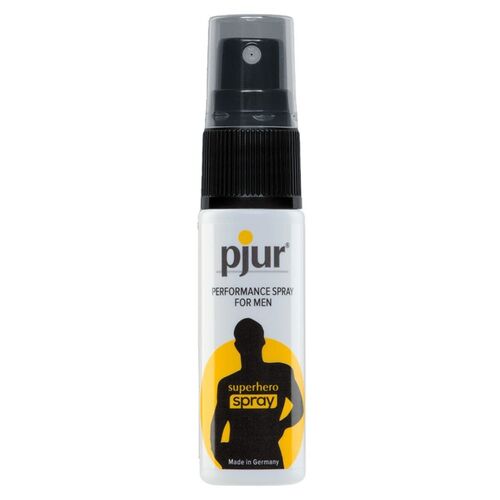 Penisspray 'Superhero“ | Latexkondomsicher pjur 20 ml Gleitmittel, 20 ML, pjur