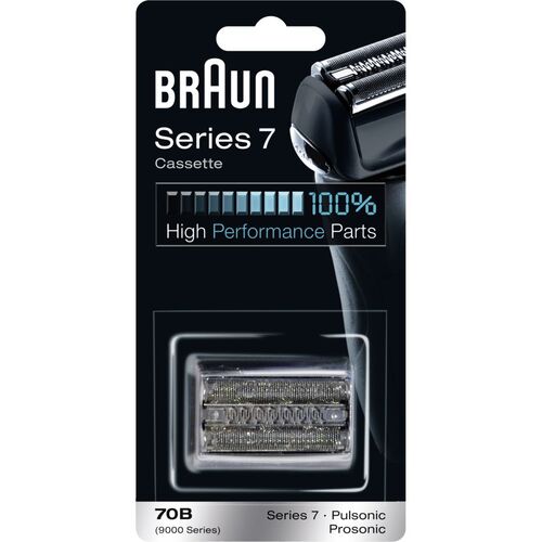 Braun - Ersatzscherkopf "Series 7 - 70B Cassette" in Schwarz, 1 Stk., BRAUN