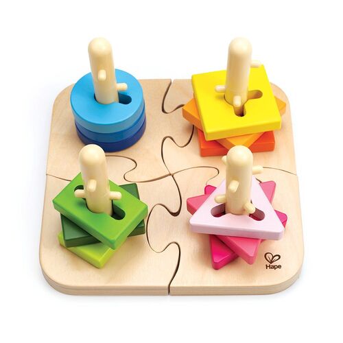 Hape Kreatives Steckpuzzle, 1 Stk., Hape