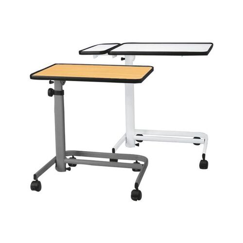 RUSSKA Beistell-Tisch Betttisch Comfort weiß o. Buche mit Rollen, Höhe: 66 - 98 cm u. Kippfunktion, 1 Stk., RUSSKA