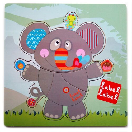Label Label Steckpuzzle, 1 Stk., Label Label