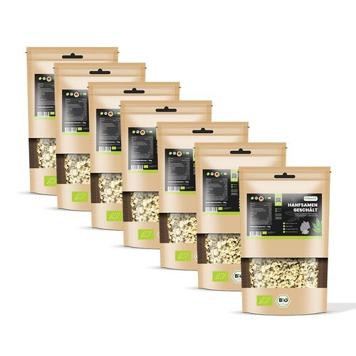 SANUUS&reg; Bio Hanfsamen gesch&auml;lt 7x750g, 5250 g, SANUUS&reg;
