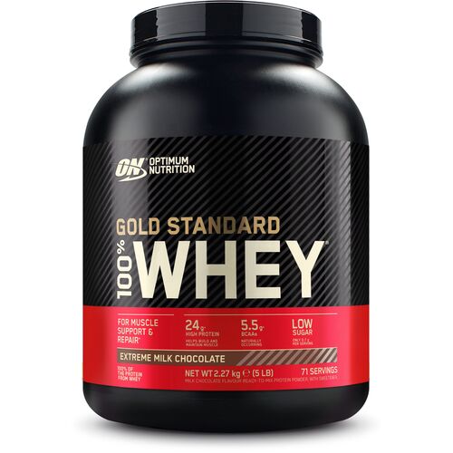 Gold Standard 100% Whey Optimum Nutrition | Verschiedene Geschmacksrichtungen, 2,27 kg, Optimum Nutrition