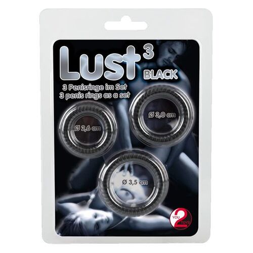 You2Toys *Lust³ Black*, 3 Stk., You2Toys