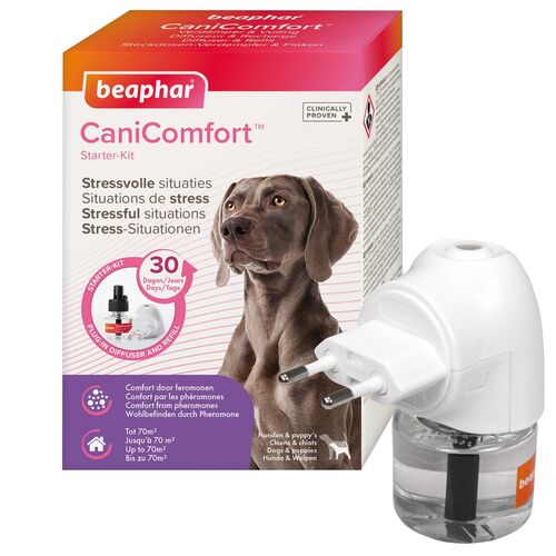 Beaphar CaniComfort Starter Kit - Pheromone zur Beruhigung gegen &Auml;ngste Stress, 1 Stk., Beaphar