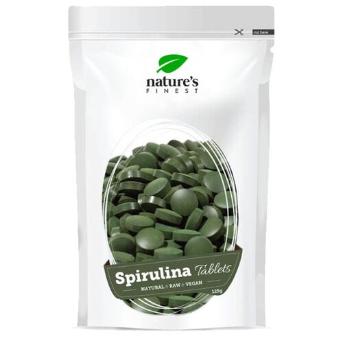 Nature's Finest Spirulina Tabletten 125 g, 125 G, nature’s Finest