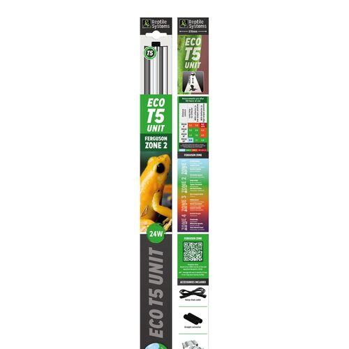 Reptile Systems Leuchte für Reptilen - Eco T5 Unit Ferguson Zone 2, 1 Stk., Reptile Systems