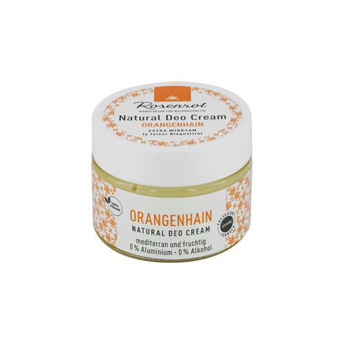 Rosenrot Naturkosmetik - Deo Creme &ndash; Orangenhain - 0% Aluminium - 0% Alkohol, 1 Stk., Rosenrot Naturkosmetik