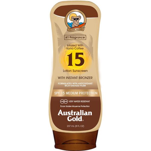 Australien Gold SPF 15 Lotion mit Bronzer, 237 ml, Australian Gold