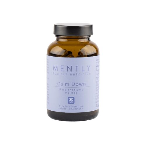 MENTLY Calm Down mit Ashwagandha & Passionsblume, 60 Stk., MENTLY