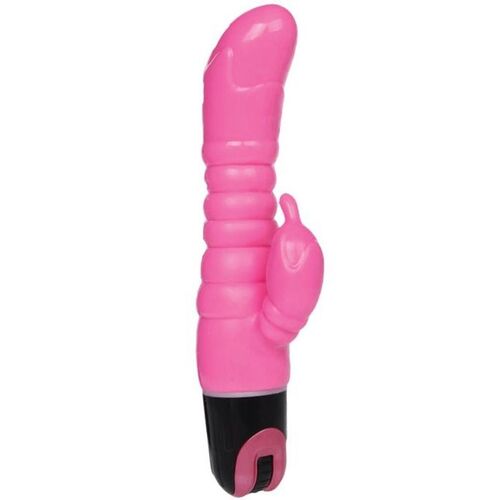 Rabbitvibrator mit Rillen am Schaft, 1 Stk., Baile