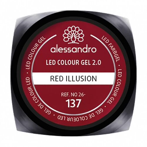 Alessandro International LED Colour Gel 2.0 - 137 red illusion, 5 g, alessandro